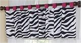Funky Zebra Window Valance by JoJo Designs