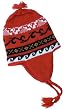 Handmade Alpaca Natural Fiber Hat with Earflaps - Andean Orange-coral (One Size Fits Most Women) Handmade Alpaca Natural Fiber Hat with Earflaps - Andean Orange-coral (One Size Fits Most Women)