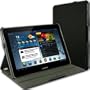 EasyAcc Ultra Slim Samsung Galaxy Tab 2 10.1 P5100 P5110 Leder Tasche Case Etui Sleeve Cover h�lle Schutzh�lle (PU Leder, Schwarz)