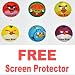 Angry Birds Home Button Sticker for Apple Ipad/iphone 3g/4g/ipad2/ipod 4g - C +Free Screen Protector