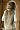 Women's Long Haired Beaver Vest with Finn Hood, BLONDE, Size MEDIUM (8/10)