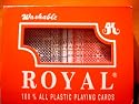 Pokerkarten 100% Plastik 2er Set Royal Black Jack Cards Poker Plastic Karten Deck Pokerdeck Plastikkarten