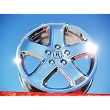 Acura TL Type-S: Set of 4 genuine factory 17inch chrome wheels by L.A. Wheel and Tire