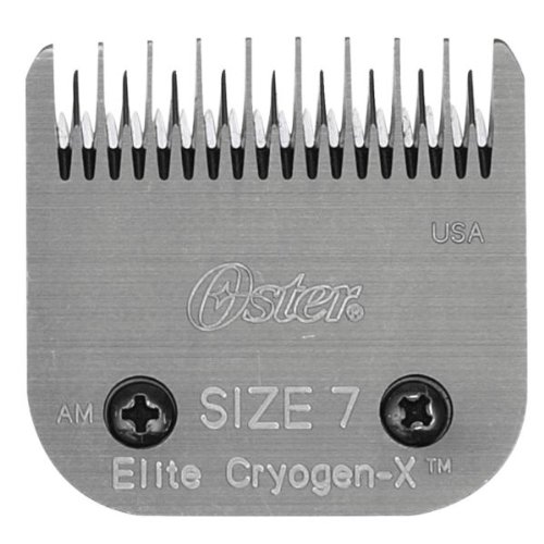 Oster Elite CryogenX Professional Animal Clipper Blade, Size # 7 Skip Tooth