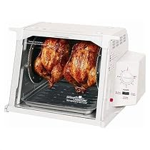 The Ronco&trade; ST3001WHGEN Compact Showtime+&trade; Rotisserie& BBQ