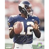 Daunte Culpepper Autographed Minnesota Vikings (Purple Jersey) 8x10 Photo