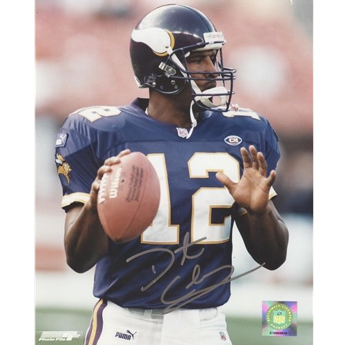 Daunte Culpepper Autographed Minnesota Vikings (Purple Jersey) 8x10 Photo