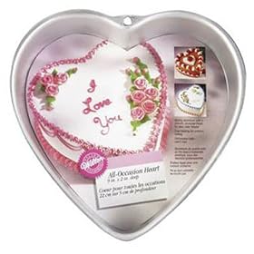 Aluminum Heart Cake Pan by Wilton