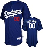 Los Angeles Dodgers Jersey: Personalized Authentic Blue On-Field Batting Practice Jersey