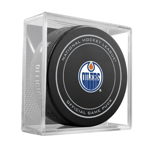 NHL Edmonton Oilers Official Game Puck