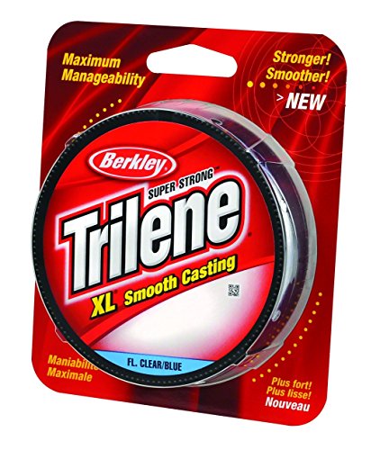 Berkley Trilene XL Filler 0.015-Inch Diameter Fishing Line, 17-Pound Test, 300-Yard Spool, Fluorescent Blue and Clear