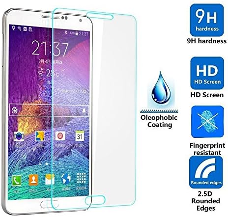 Samsung Galaxy A3 Screen Protector, Crystal ArmorTM 0.33mm Tempered Glass Crystal Clear | Slim | Anti Finger Print | Scratch Proof and Light weight Screen Protector for Samsung Galaxy A3