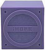 iHome Bluetooth Rechargeable Mini Speaker Cube - Purple (iBT16UC)