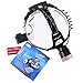Hausbell Outdoor T6 LED Waterproof Headlamp with 2 X 18650 Rechargeable Batteries and 1 X Charger 1P
