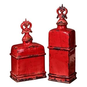 Set of 2, Amon, Accent Planters Containers Pots,Holders by 