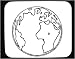 Mouse Pad with black and white, Earth, globe, geography, world, spherical, planet, orb