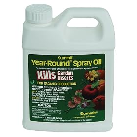 Summit 114-12 Year-Round Spray Oil for Garden Insects Concentrate, 32-Ounce
