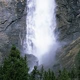 Takakkaw Falls Swollen by Summer Snowmelt, British Columbia (B.C.), Canada Photographic Poster Print by Ruth Tomlinson, 24x24