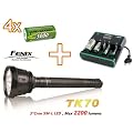 Fenix TK70 + Ansmann Mono/D 5000er Akkus + Powerline 5 Zero Watt Ladeger�t Premium Set