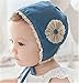 Theplus Baby Girls Cute Denim Flower Soft Beanie Hat Infant Pilot Cap Denim
