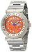 REACTOR Men's 63008 Fallout Orange Dial Stainless Steel Watch