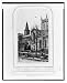 Historic Print (L): [Exterior view of Dunfermline Abbey, Scotland]