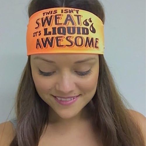Hippie Runner "This isn't Sweat, It's Liquid Awesome" Headband