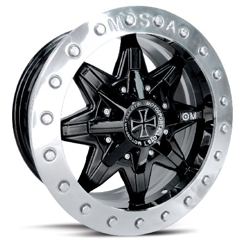 MotoSport Alloys M16 Vice Black Machined 14x7 