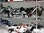 Slot Car 24 Car Display Case 1/32 Mirror and Compartment with 24 Car Stands