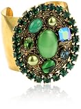 Liz Palacios Piedras Green Swarovski Crystal And Cabochon Cuff Reviews 51Jl H%2BdO7L. SL160 Liz Palacios Piedras Green Swarovski Crystal And Cabochon Cuff Reviews