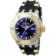 Invicta Men's 6179 Reserve Collection GMT 18k Gold-Plated and Stainless Steel Black Rubber Watch