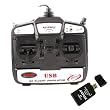 Dynam 6CH USB RC Flight Simulator For Heli Helicopter Airplane Glider w/ AGPtek USB 2.0 All in one card reader