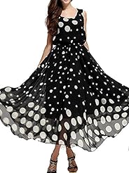Dots Print  Full Length Chiffon  Ball Gown Club Dress/Evening Dress/Prom Dress 