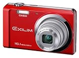 Casio Exilim EX-ZS6 Digitalkamera (16 Megapixel, 5-fach opt. Zoom, 6,9 cm (2,7 Zoll) Display, bildstabilisiert) rot