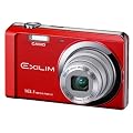 Casio Exilim EX-ZS6 Digitalkamera (16 Megapixel, 5-fach opt. Zoom, 6,9 cm (2,7 Zoll) Display, bildstabilisiert) rot