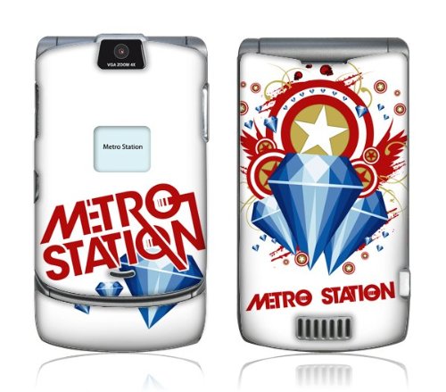 Music Skins MS-MSTA10098 Motorola RAZR- V3-V3c-V3m- Metro Station- Captain America Skin