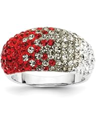 Sterling Silver Swarovski Elements Stillwater Spirit Ring