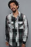 LRG The Young and Restless L/S Woven in Black,Buttondown Shirts for Men