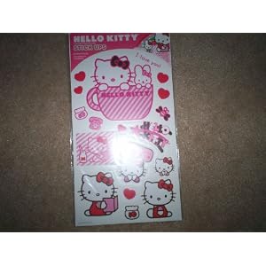 Hello Kitty Removeable And Repositionable Stick Up Stickers