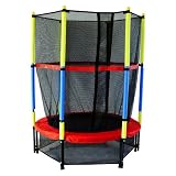 Sunny Kids Trampoline with Enclosure (54 inch)