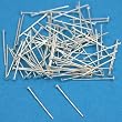 100 Sterling Silver Headpins Head Pins 26 Gauge 1/2 Inch