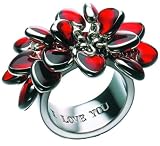 [�X�E�H�b�` �r�W��]swatch bijoux �t�@�b�V���������O LOVE EXPLOSION RING SS RED RESIN SIZE6 ���{�T�C�Y11�� JRR016-6 [���K�A���i]