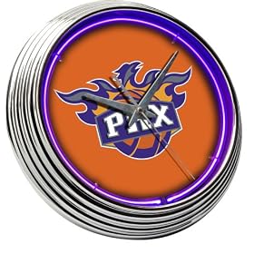 Phoenix Suns Neon Clock