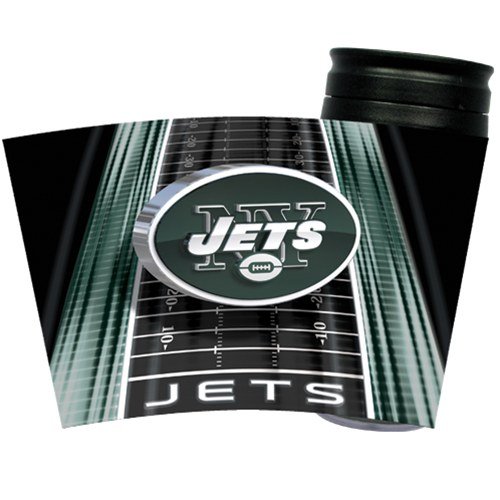 New York Jets Insulated Travel Tumbler Mug 16 oz