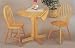 Kitchen & Housewares : 5 Piece Round Wood Butcher Table And Chairs