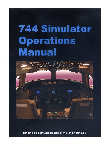 インタークラフト 744 Simulator Operations Manual P254 オールカラー 日本語  744som
