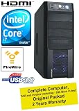 ANKERMANN-PC Bloomfield PC-System INTEL Core i7 950 4x3,06Ghz | ASUS NVIDIA GTS450 1024MB GDDR5 Direct X 11.0 | RAM 6,00GB DDR3 RAM PC1600 | 1000GB Hard Disc SATA-2 | Board ASUS P6X58D-E, X58 (triple PC3-10667U DDR3) X58 | 24x DVD Writer DVD±RW Multi Format | CASE A-DIS 710 BlackLine Case ELITE EDITION - Operating System please order separatly