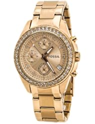 Fossil Womens ES3352 Decker Analog Display Analog Quartz Rose Gold Watch