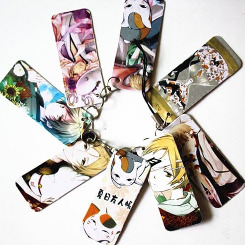 Japanese Anime Natsume's Book of Friends figure keychain pendant mini poster lomo card new style hot sale gift strap charm