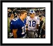 Eli Manning and Peyton Manning New York Giants Indianapolis Colts NFL Framed 8x10 Photograph Manning